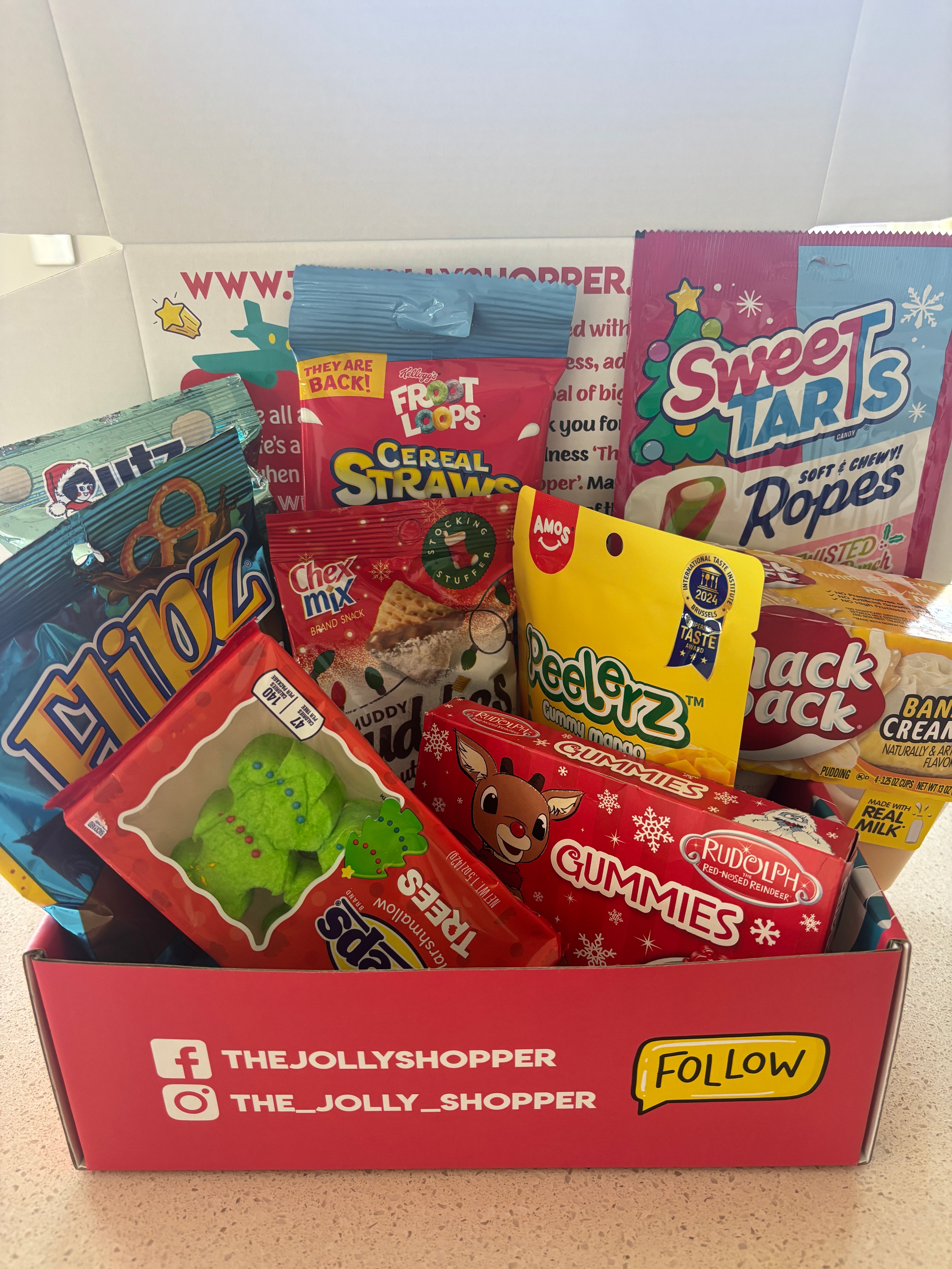 Jolly Shopper USA Christmas Treat Box