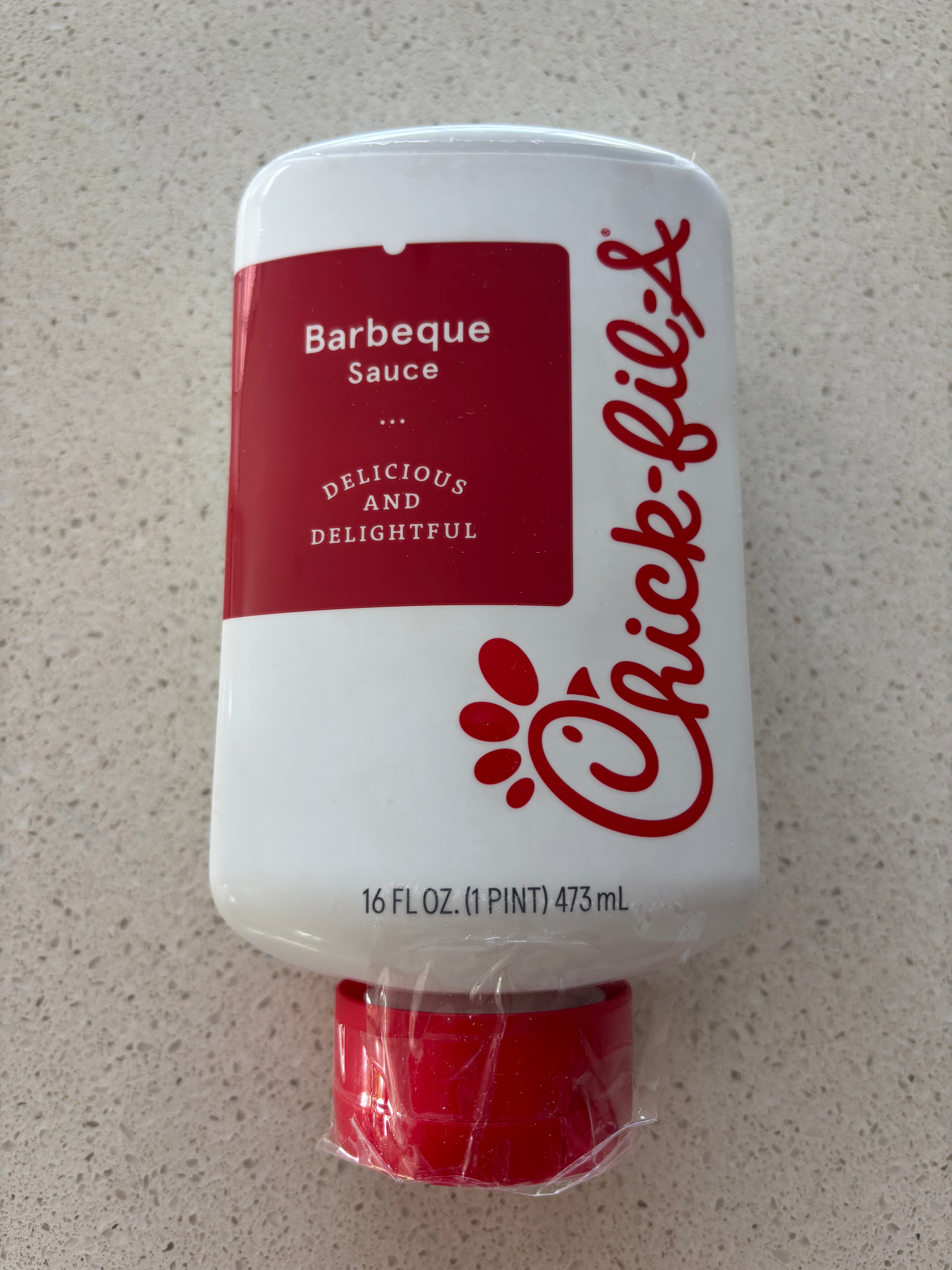 *** Broken Lid *** Chick-fil-A Barbeque Sauce, 16 fl oz Squeeze Bottle
