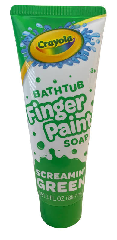 Crayola Bathtub Finger Paint Soap Screamin Green – The Jolly Shopper