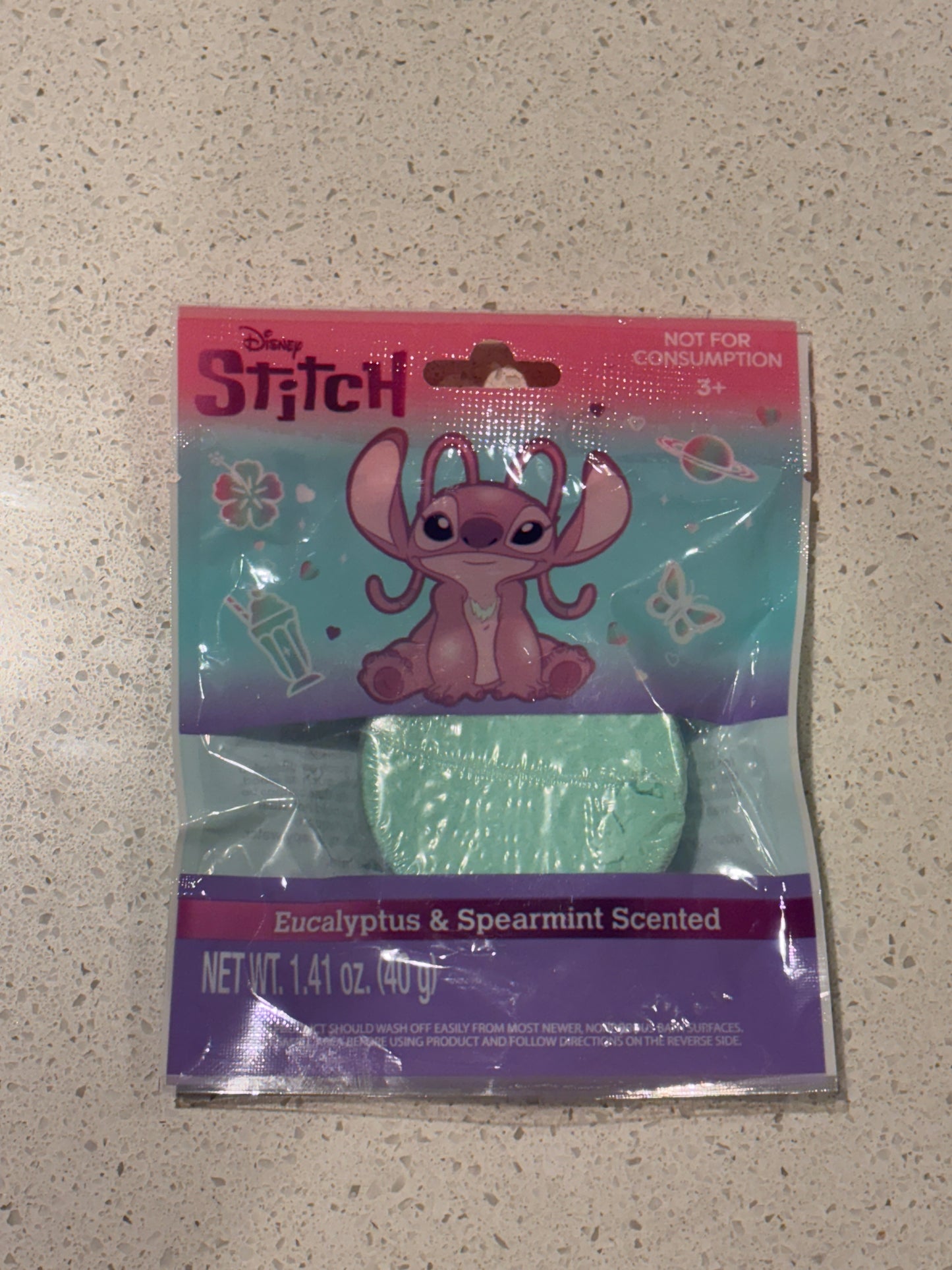 Disney Stitch Eucalyptus & Spearmint Scented Bath Bomb