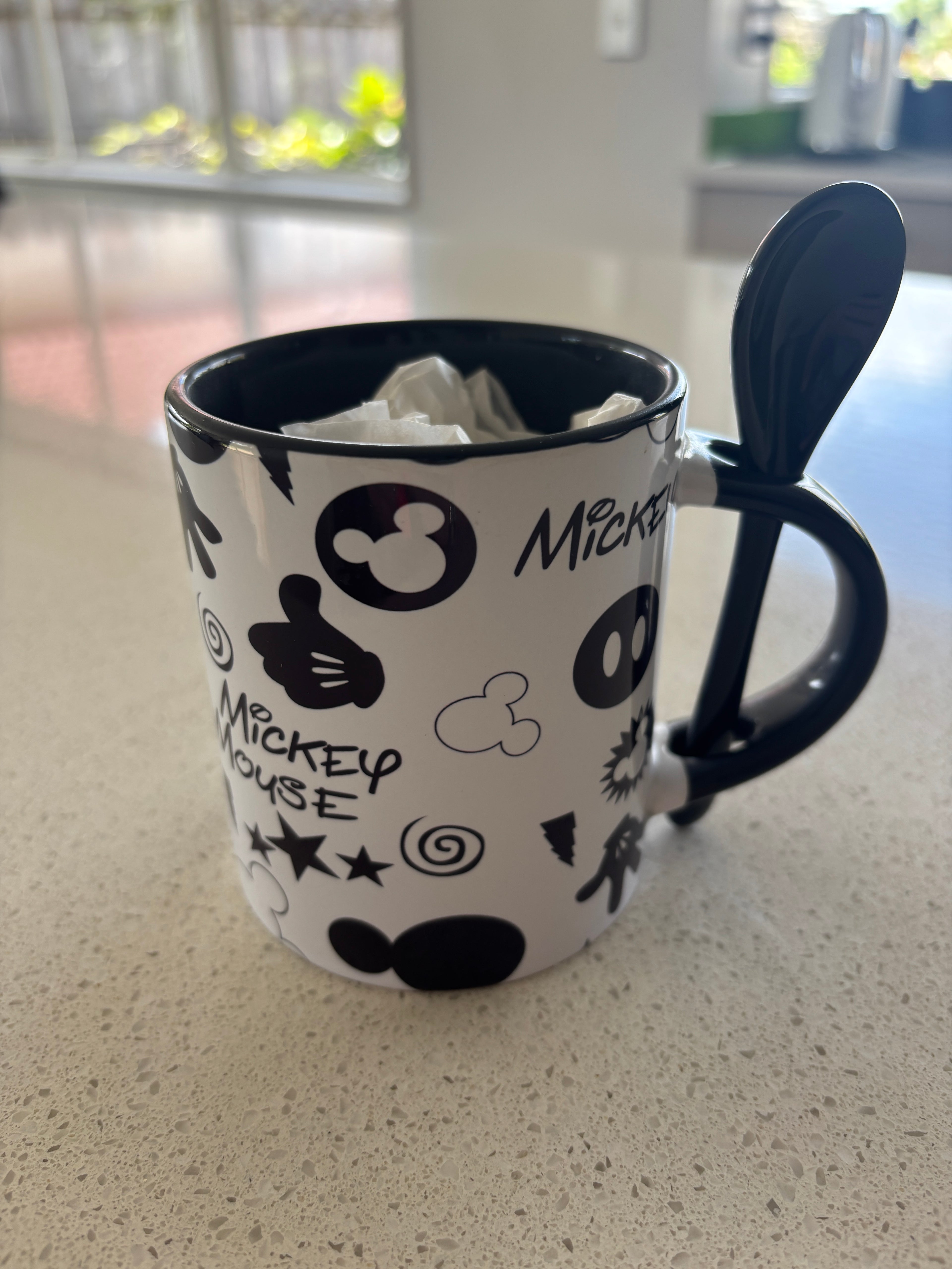Mickey Mouse Mug + Spoon