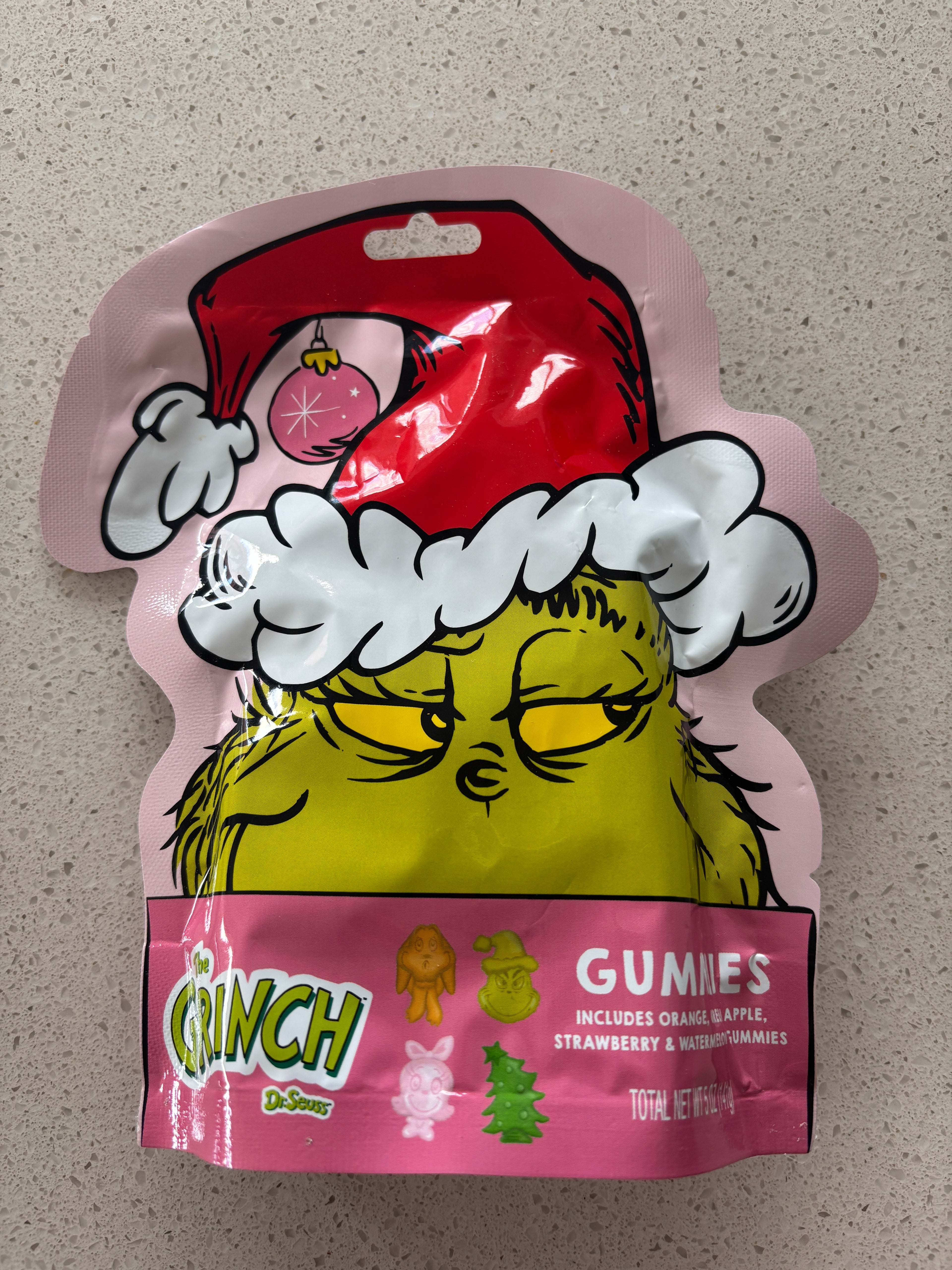 The Grinch Gummies - Orange, Green Apple, Strawberry & Watermelon