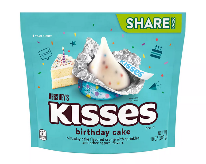 Hershey's Birthday Cake Kisses Share Size - 10oz