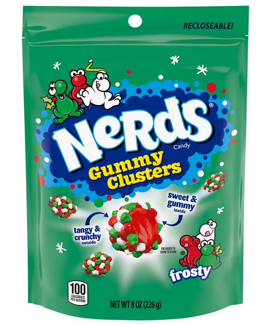 Nerds Christmas Gummy Clusters - 8oz