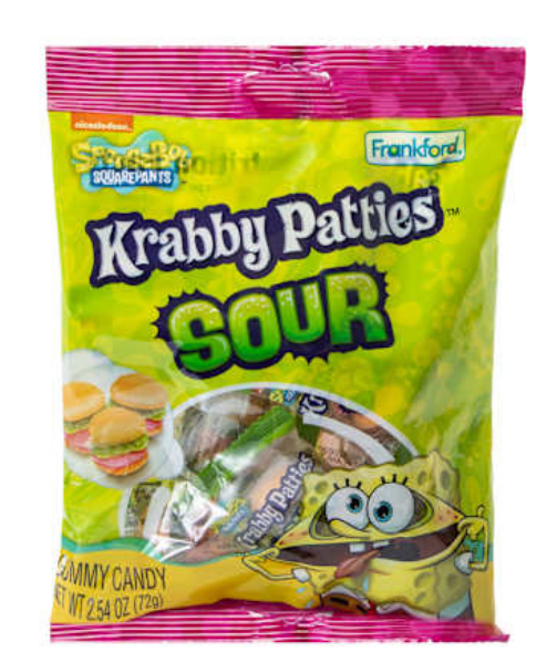 SpongeBob SquarePants™ Krabby Patties™ Sour Gummy Candies 2.54oz