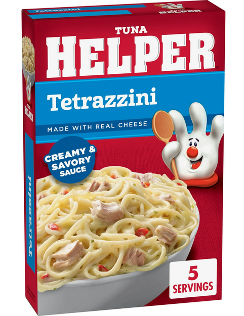 Tuna Helper Spaghetti Tetrazzini with Real Cheese, 7.3 oz Box