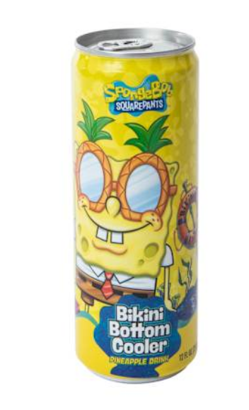 SpongeBob SquarePants™ Bikini Bottom Cooler Pine Apple Drink 12 oz