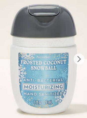Frosted Coconut Snowball PocketBac Hand Sanitizer