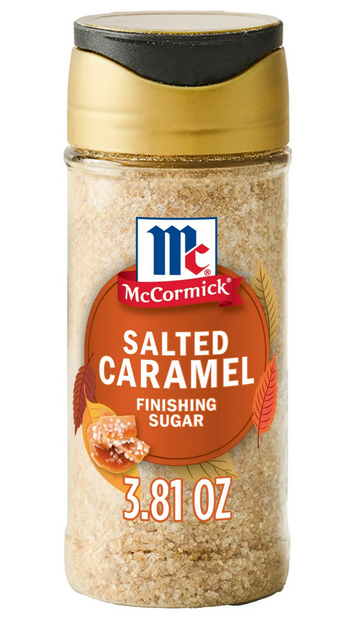 McCormick Salted Caramel Finishing Sugar, 3.81 oz Bottle