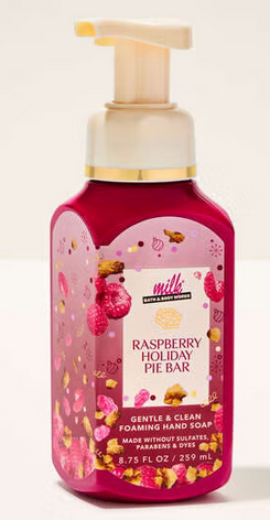 Raspberry Holiday Pie Bar Gentle & Clean Foaming Hand Soap