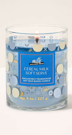 Cereal Milk Soft Serve Single Wick Candle