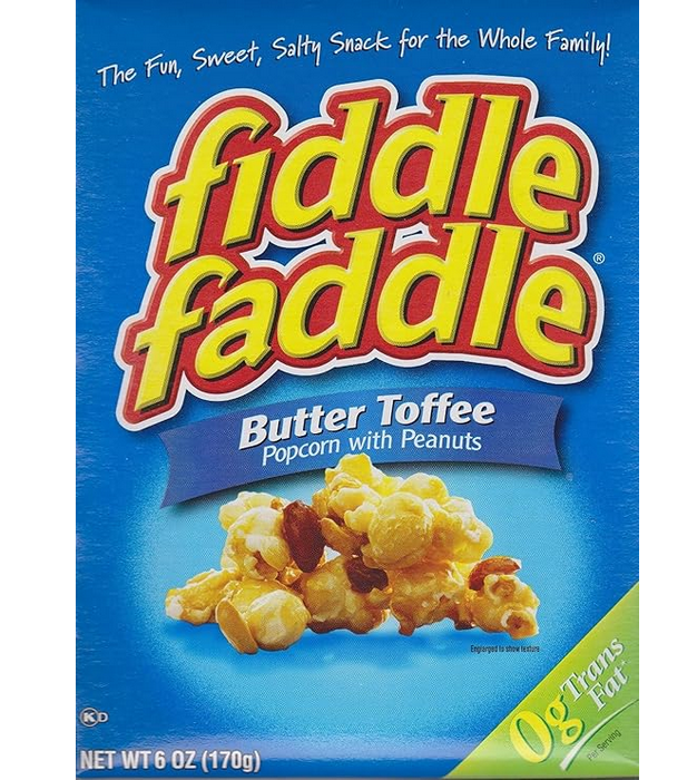 Fiddle Faddle Butter Toffee Popcorn with Peanuts, 6-oz