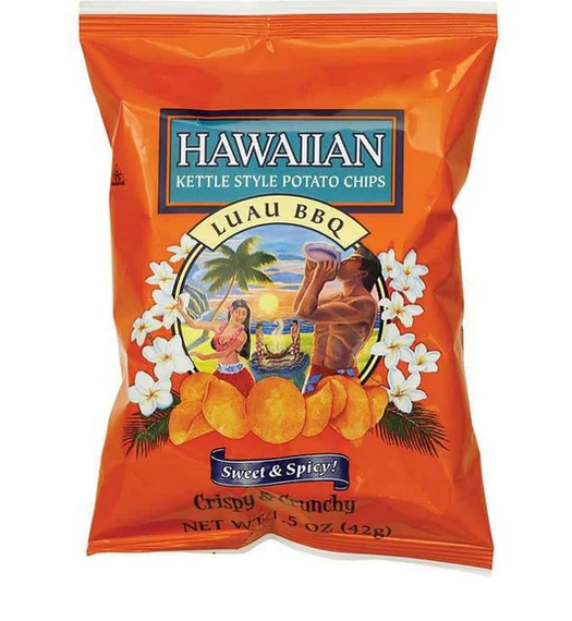 Hawaiian Potato Chips Luau BBQ 1.5oz/42.5g