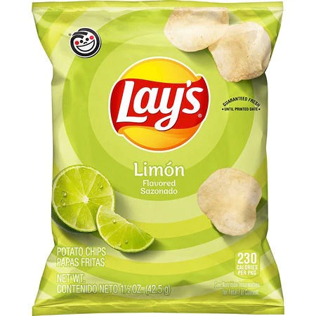 Lays Limon Potato Chips 1.5oz/42.5g