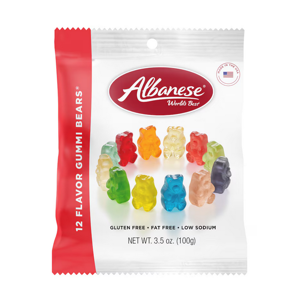 Albanese 12 Flavor Gummi Bears, 3.5-oz