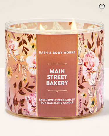 Bath & Body Works Main Street Bakery 3-Wick Candle