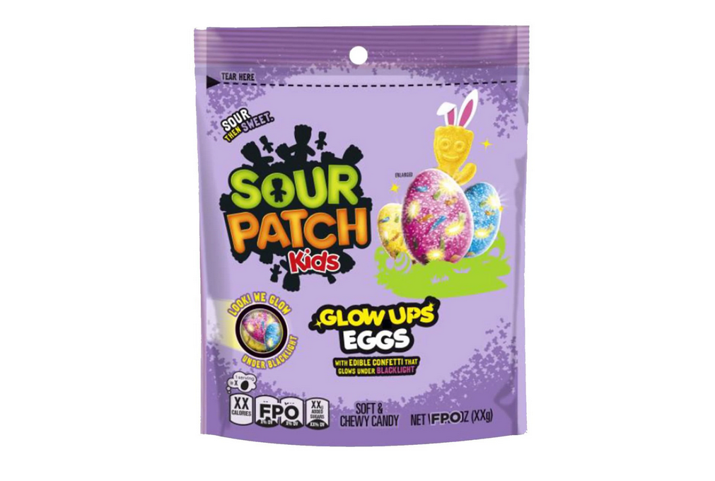 SOUR PATCH KIDS Glow Ups Eggs Soft & Chewy Easter Candy - 8.37oz