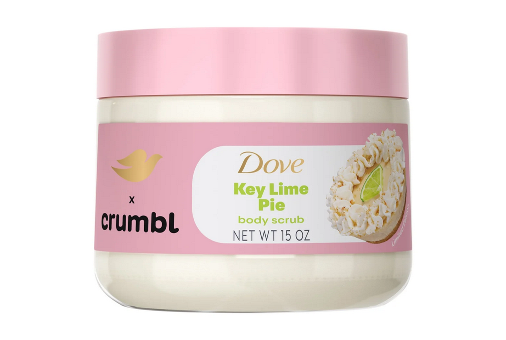 Dove Crumbl Limited Edition Body Scrub Key Lime Pie, 15 oz
