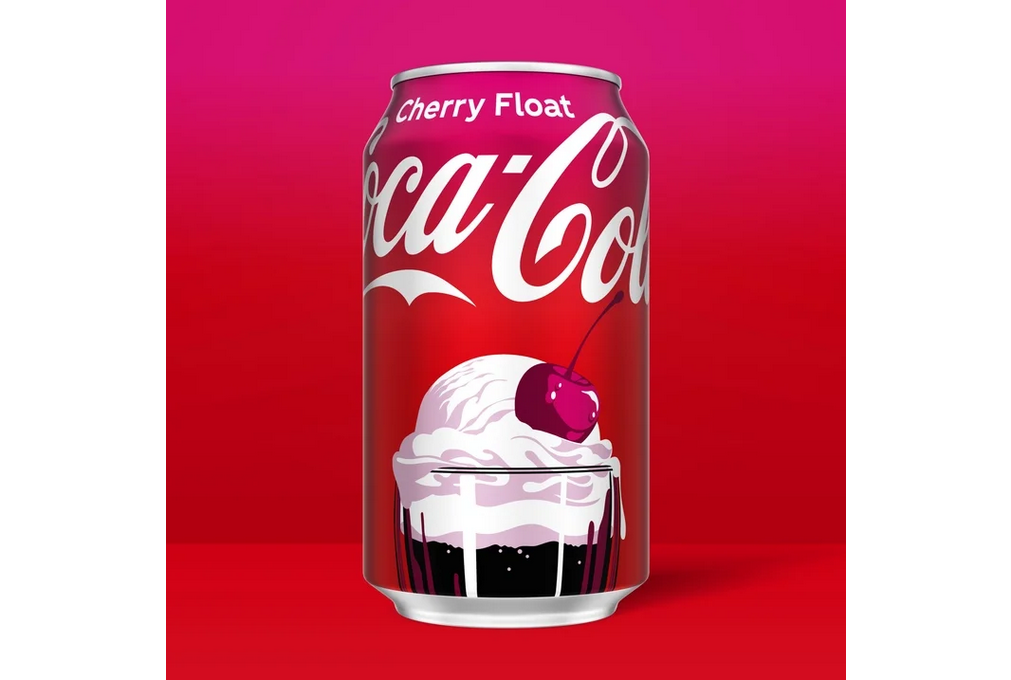 Coca-Cola Cherry Float Soda Pop 12oz Can