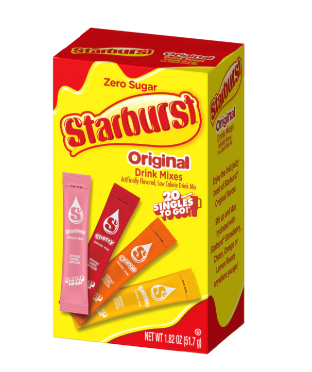 Starburst Original Sugar Free Drink Packets 20ct