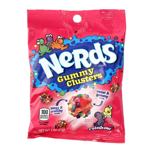 Nerds Gummy Clusters Rainbow bag 3oz