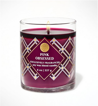 Pink Obsessed Single Wick Candle