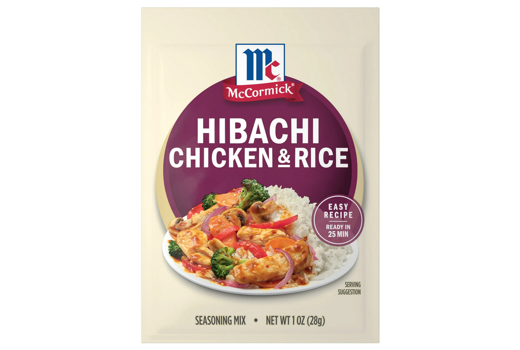 McCormick Hibachi Chicken & Rice Seasoning Mix, 1.0 oz Packet