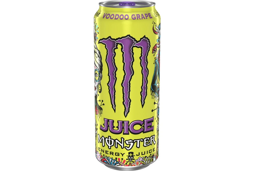 Juice Monster, Voodoo Grape, Juice + Energy Drink, 16 fl oz, Can