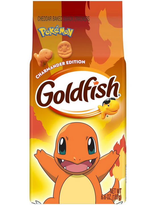 Goldfish Limited Edition Charmander Cheddar Crackers - 6.6oz