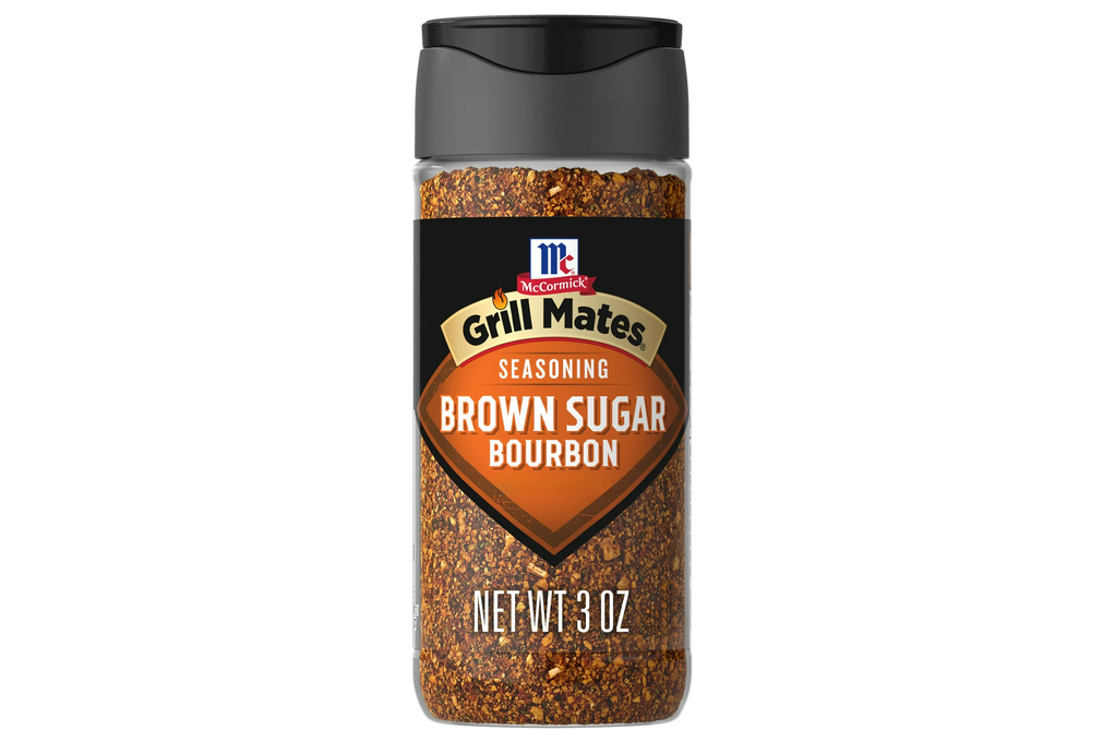 McCormick GRILL MATES Gluten Free Brown Sugar Bourbon Seasoning, 3.0 oz Bottle