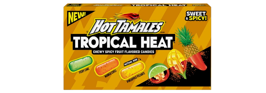 Hot Tamales TROPICAL HEAT Theatre Box 120g