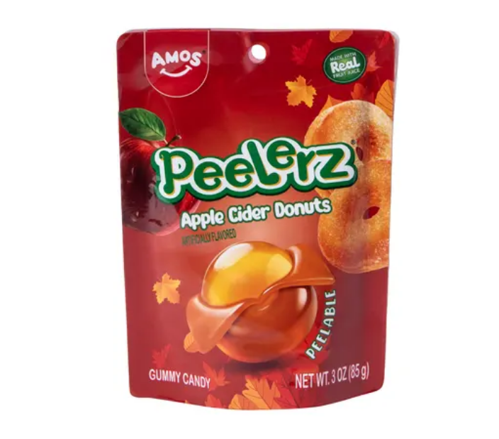 Amos® Peelerz® Apple Cider Donuts Gummy Candy 3oz