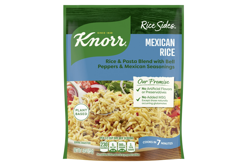 Knorr Rice Sides Mexican Rice Made with No Artificial Flavors, 5.4 Oz Pouch