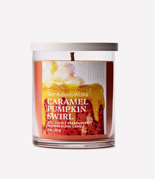 Caramel Pumpkin Swirl Single Wick Candle