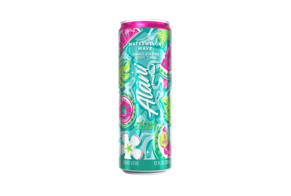 Alani Nu Zero Sugar Energy Drink - Watermelon Wave, 12 oz