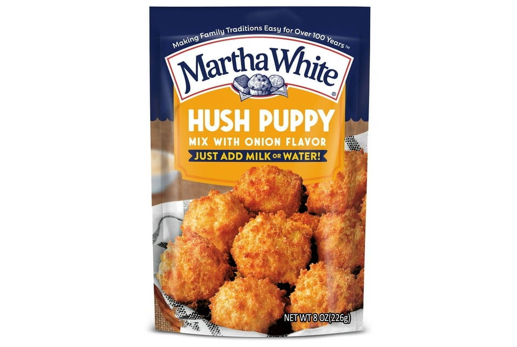 Martha White Hush Puppy Mix With Onion Flavor, 8 oz Pouch