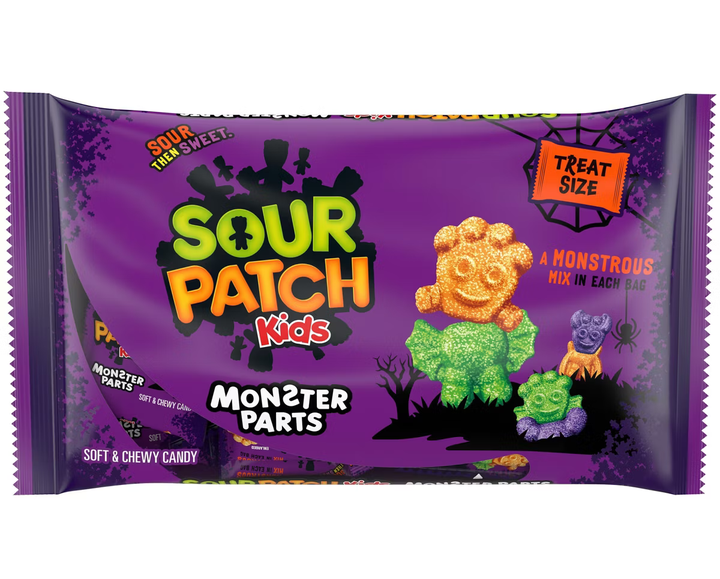 SOUR PATCH KIDS Halloween Monster Parts Candy Bag - 8.88oz/18ct