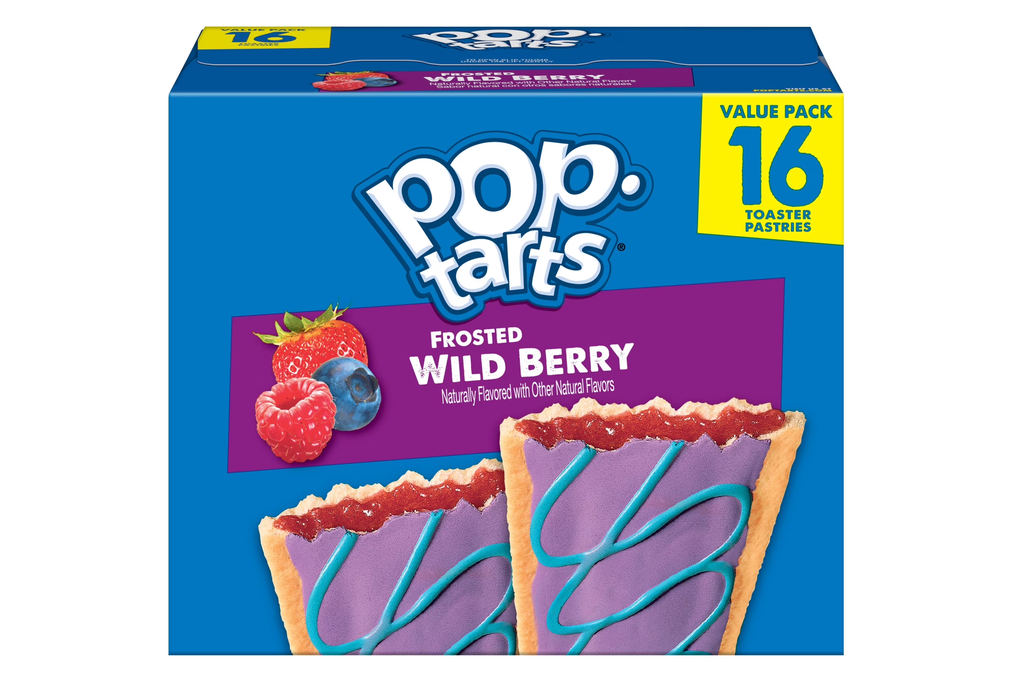 Pop-Tarts Frosted Wild Berry Toaster Pastries, Breakfast Foods, Shelf-Stable, 27 oz (16 Count