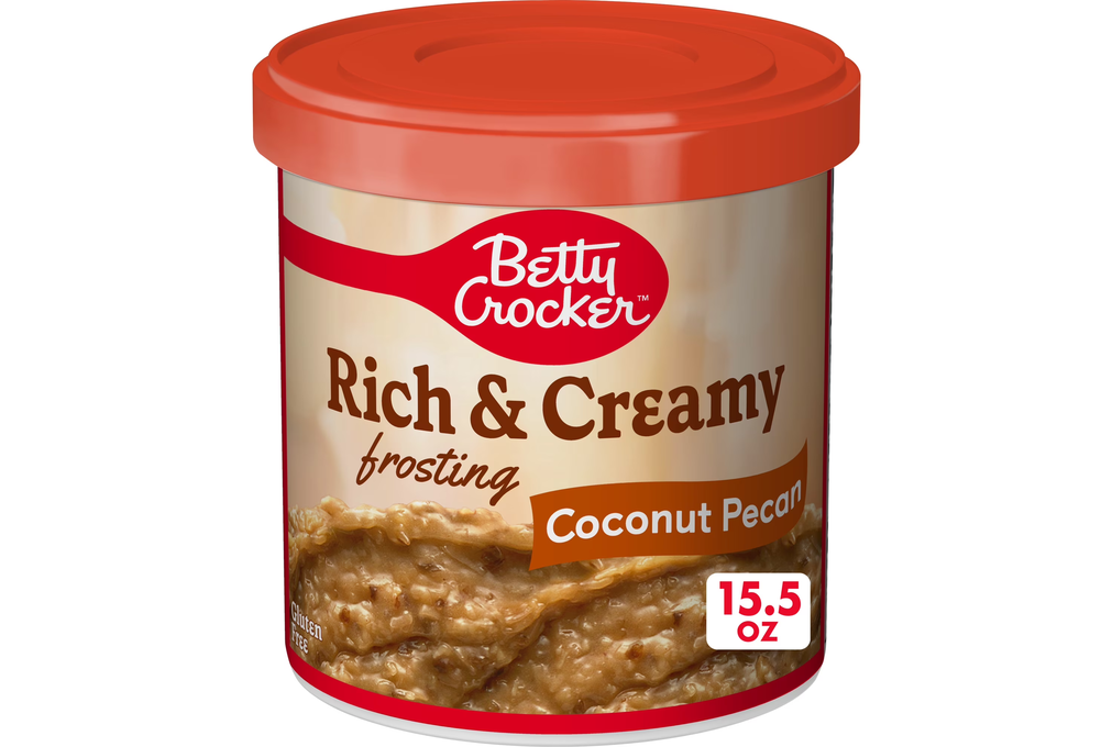 Betty Crocker Rich and Creamy Coconut Pecan Frosting, Gluten Free, 15.5 oz