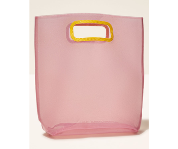 Bath & Body Works Pink Sparkly Translucent Gift Bag