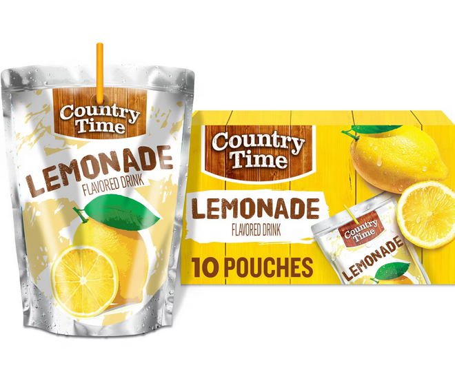 Country Time Lemonade Juice Boxes - 10pk/6 fl oz Pouches