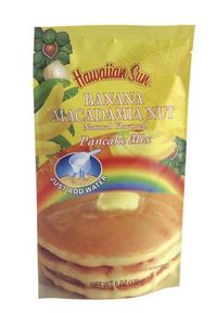 Hawaiian Sun Pancake Mix - Banana Macadamia Nut 6 oz
