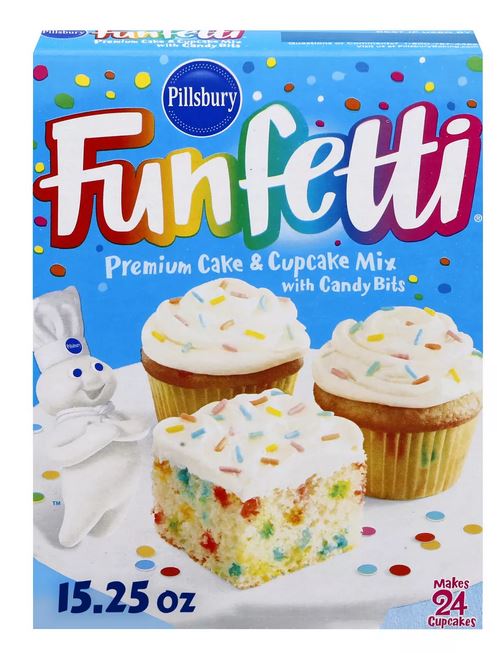 Pillsbury Funfetti Premium Cake &amp; Cupcake Mix - 15.25oz