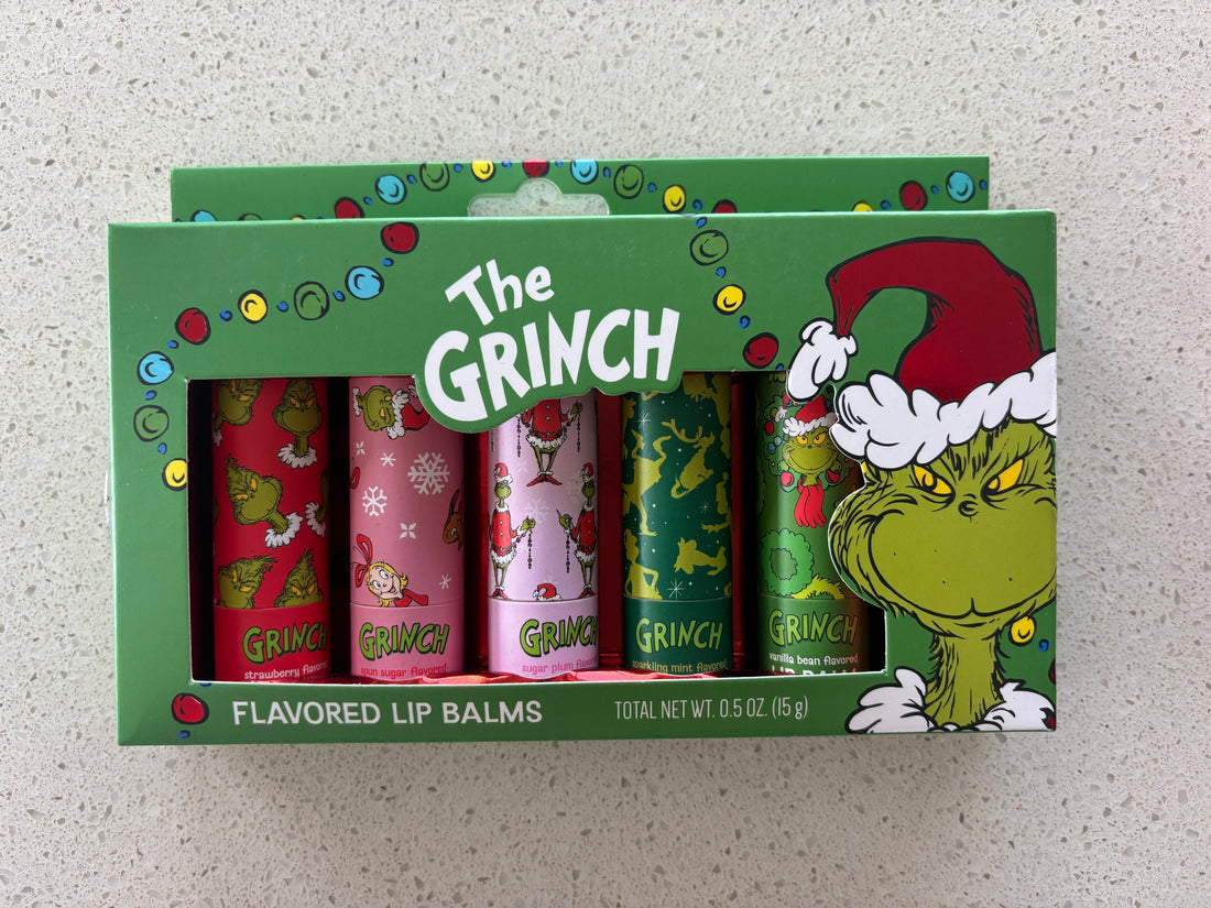 The Grinch Flavoured Lip Balms 5ct