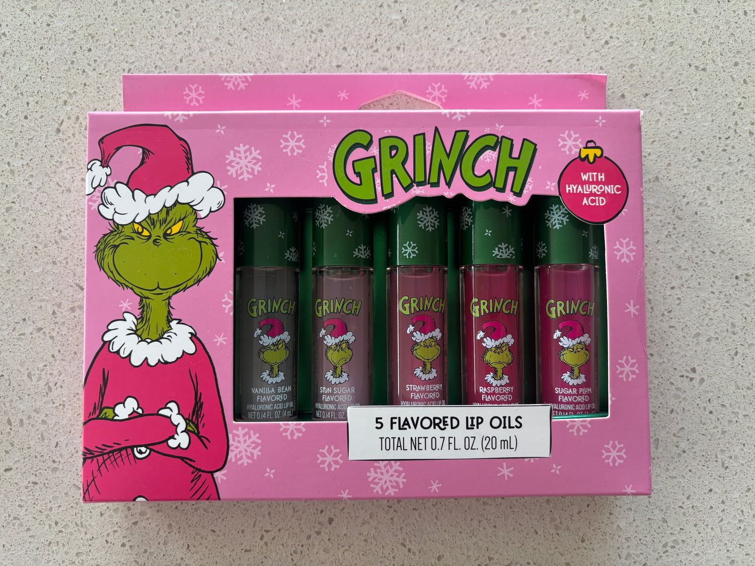 The Grinch Flavoured Lip Oils 5ct
