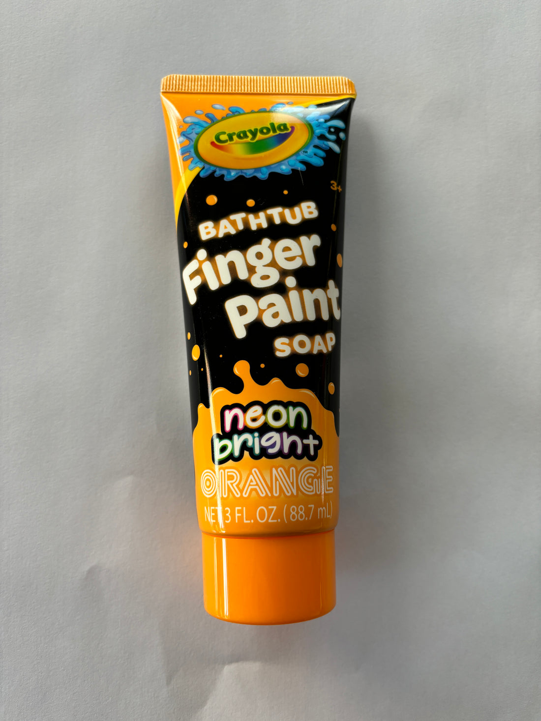 Crayola Bathtub Finger Paint Soap Neon Bright Orange