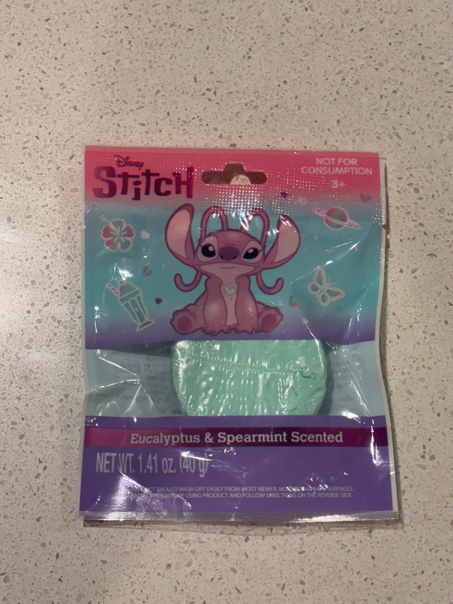 Disney Stitch Eucalyptus &amp; Spearmint Scented Bath Bomb