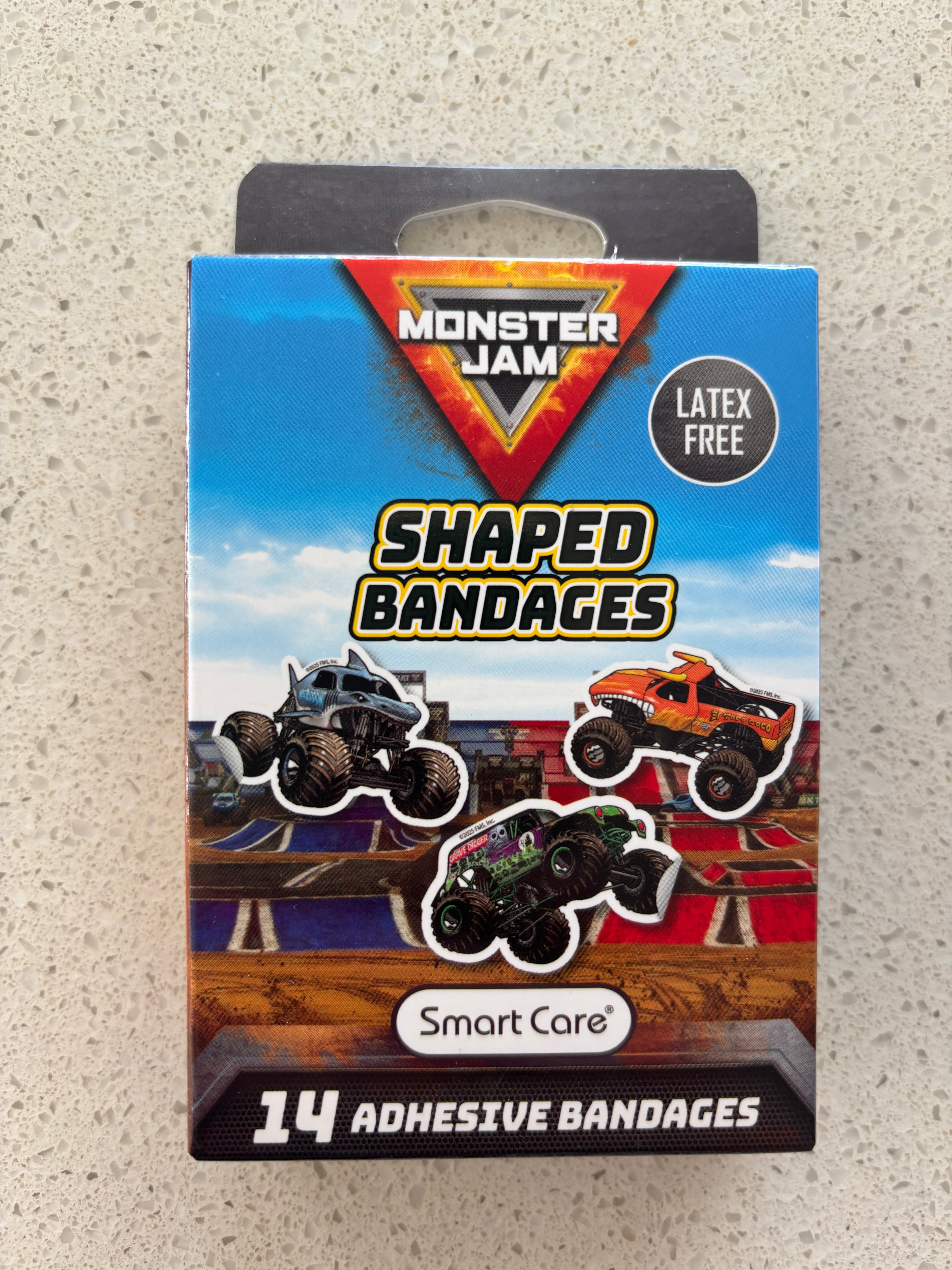 Monster Jam Shaped Bandages 14ct