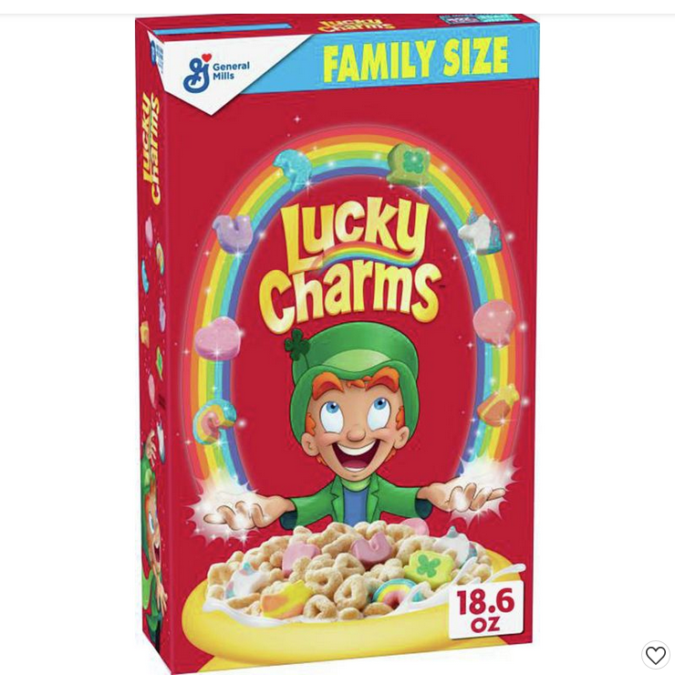 General Mills Lucky Charms Cereal 18.6oz