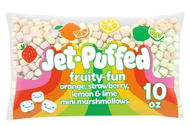 Jet-Puffed Fruity-Fun Orange Strawberry Lemon &amp; Lime Mini Marshmallows